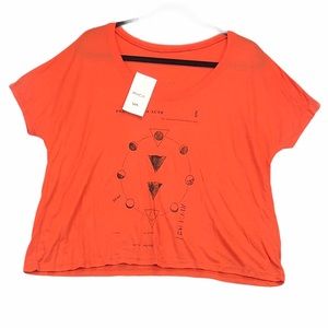 ✨RVCA Moon Phases Burnout Boyfriend T Shirt…